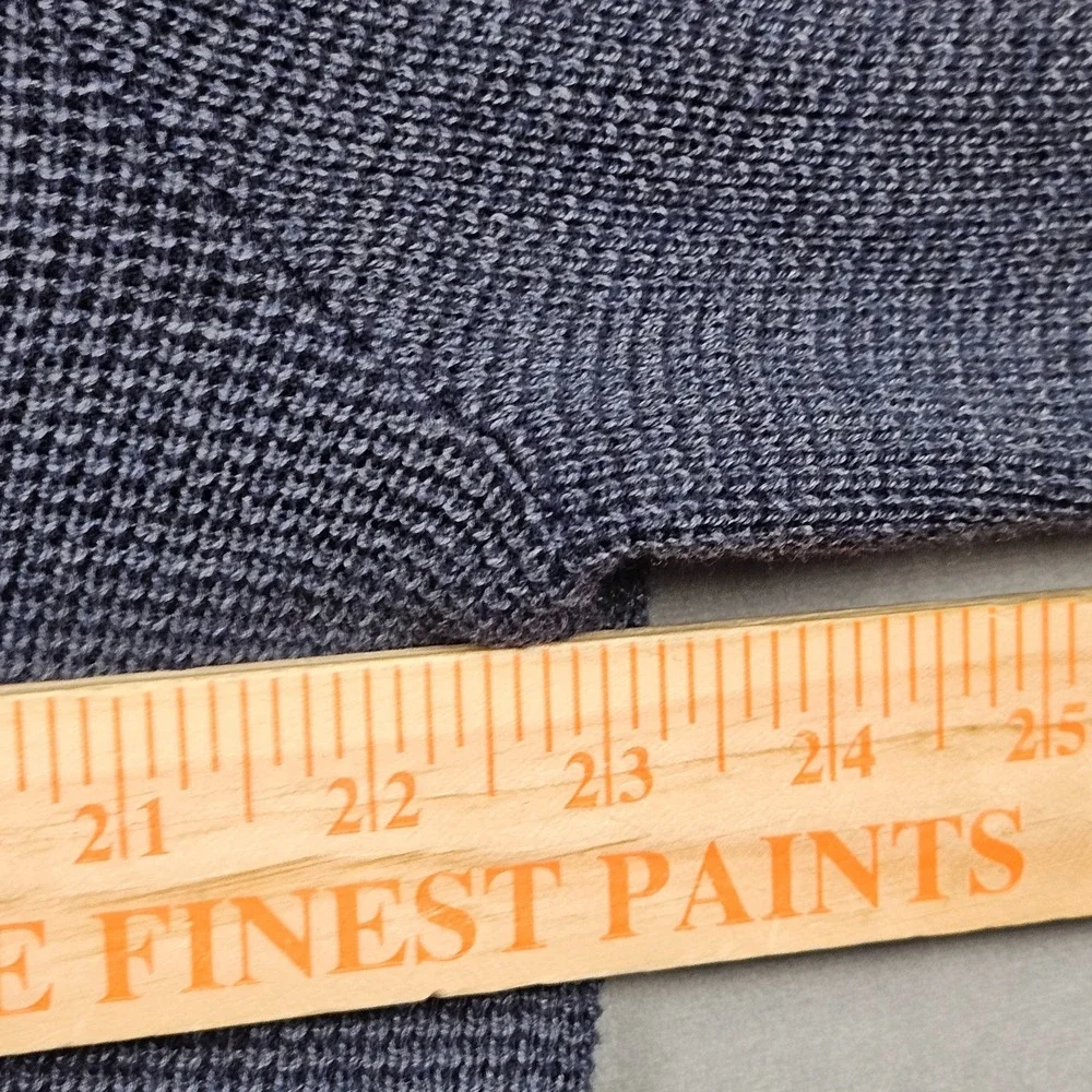 Southern Tide Sweatshirt Mens XL Blue Bailer Jade 1/4 Zip Waffle Knit Outdoor - Picture 5 of 11